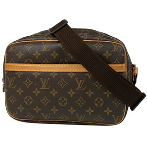 Louis Vuitton Reporter Crossbody Bag Monogram Brown